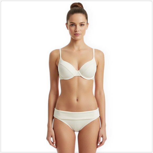 Swim Systems Ivory Coast 2 Piece Bikini NWT New DD Cup Underwire Top - L Bottoms - Picture 1 of 4